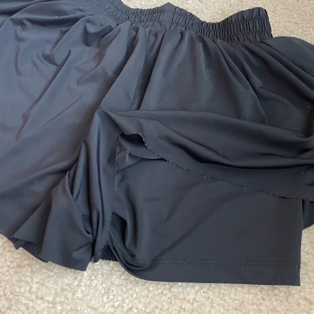 SHEIN Black Butterfly Athletic Shorts - Picture 5 of 5